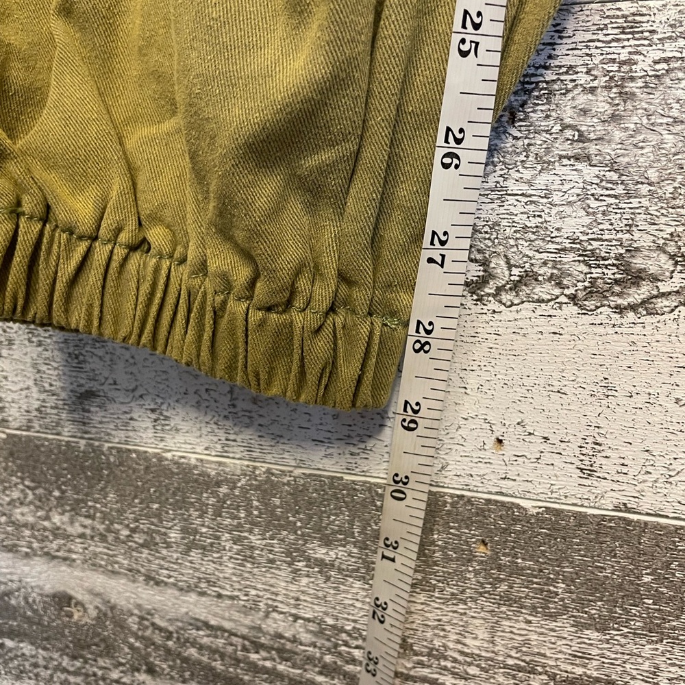 Pol Green Distressed Patchwork Joggers - image 7